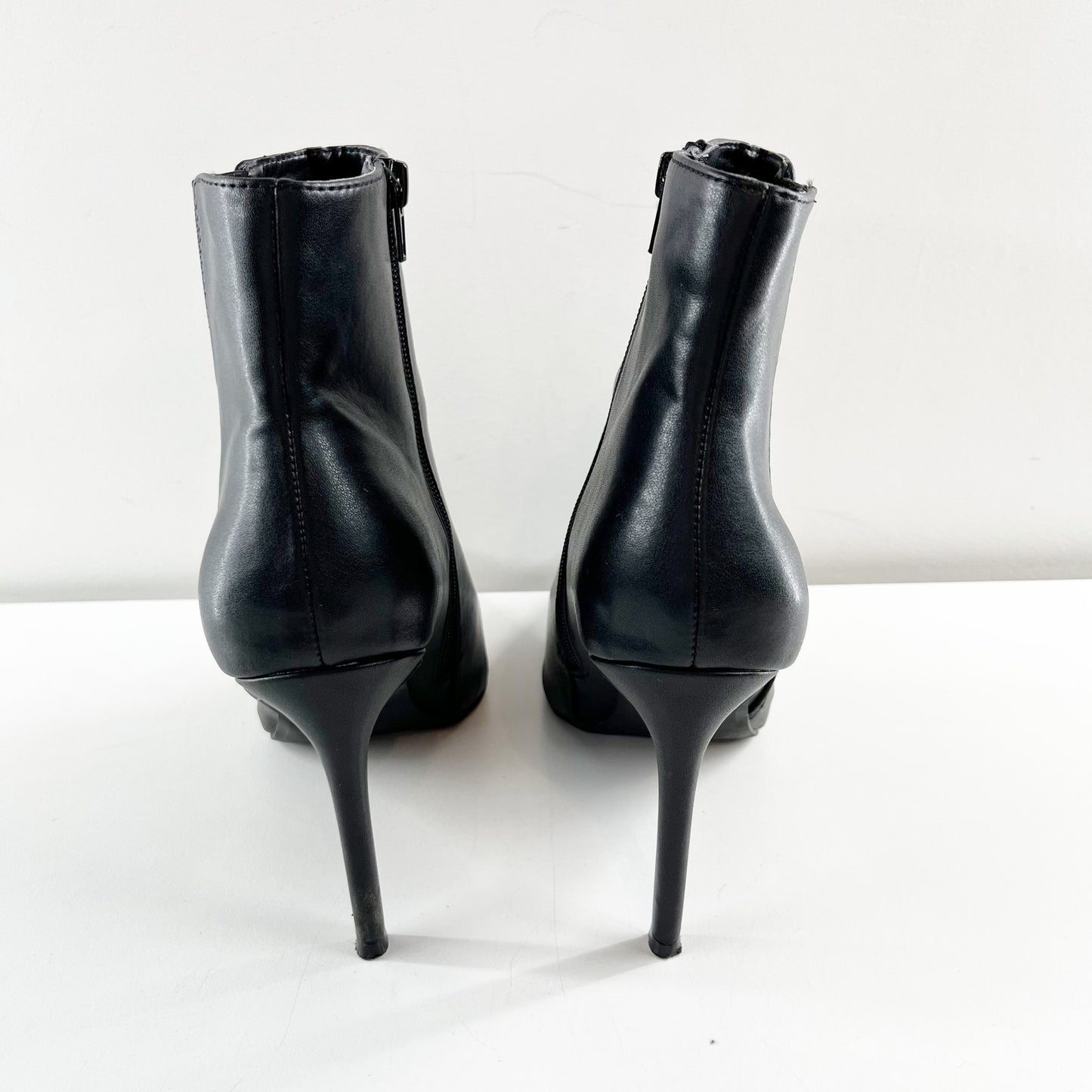 INC Katalina Pointed Toe Stiletto High Heel Boots Booties Black 9.5