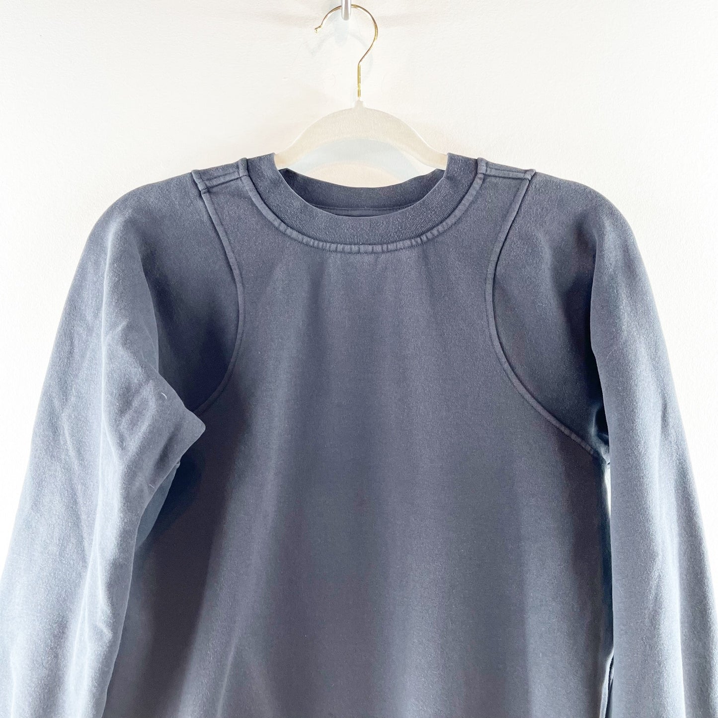 Lululemon Loungeful Crewneck Pullover Sweatshirt Black Small