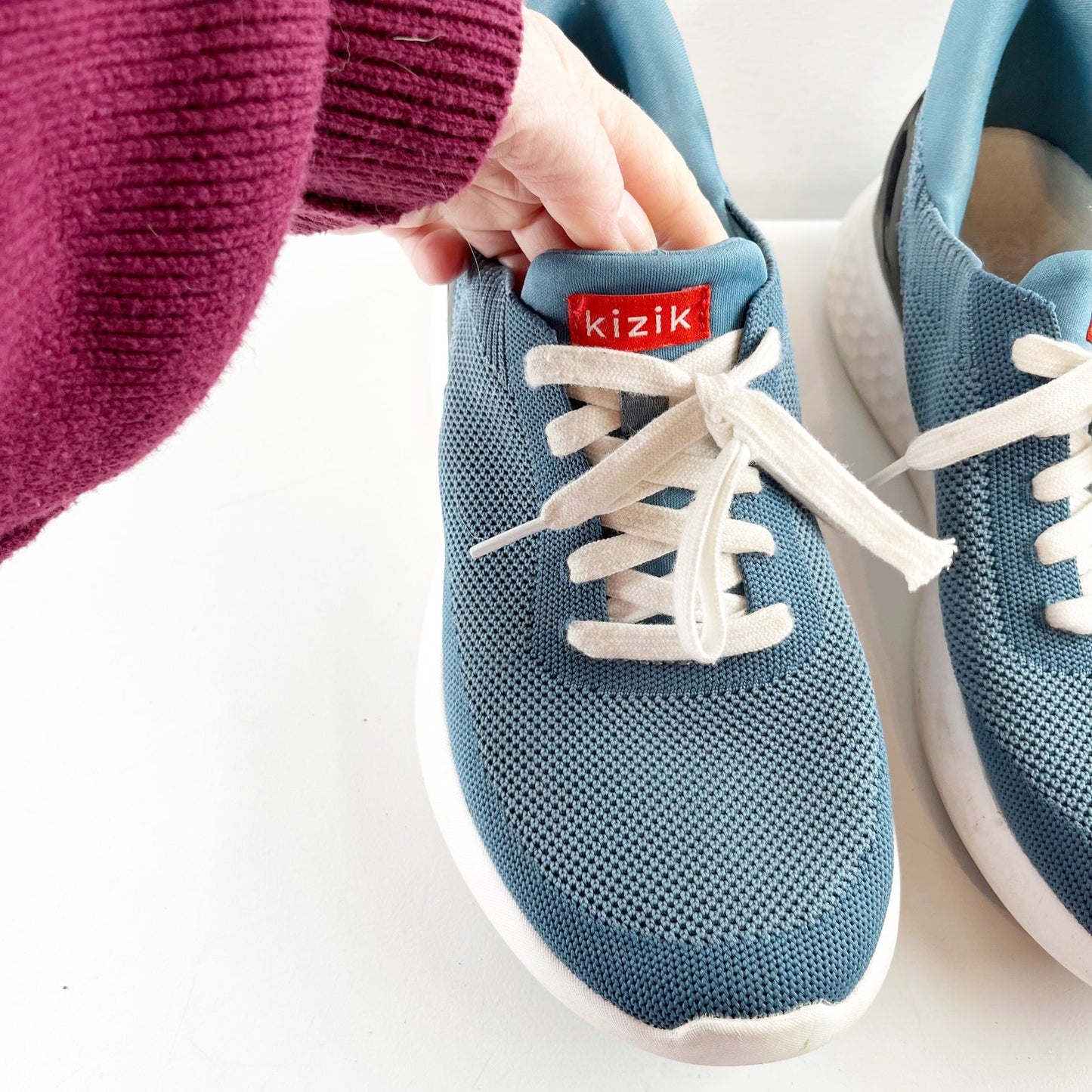 Kizik Athens Comfort Sneakers Shoes Deep Sea Blue Women's 8