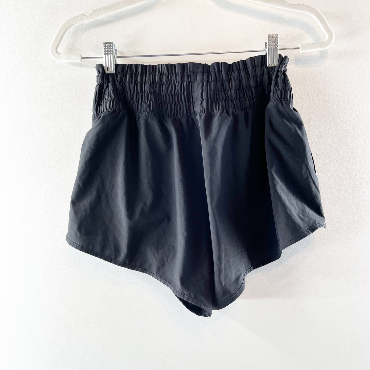 Aerie Offline High Rise Lined Running Athletic Shorts Black Medium