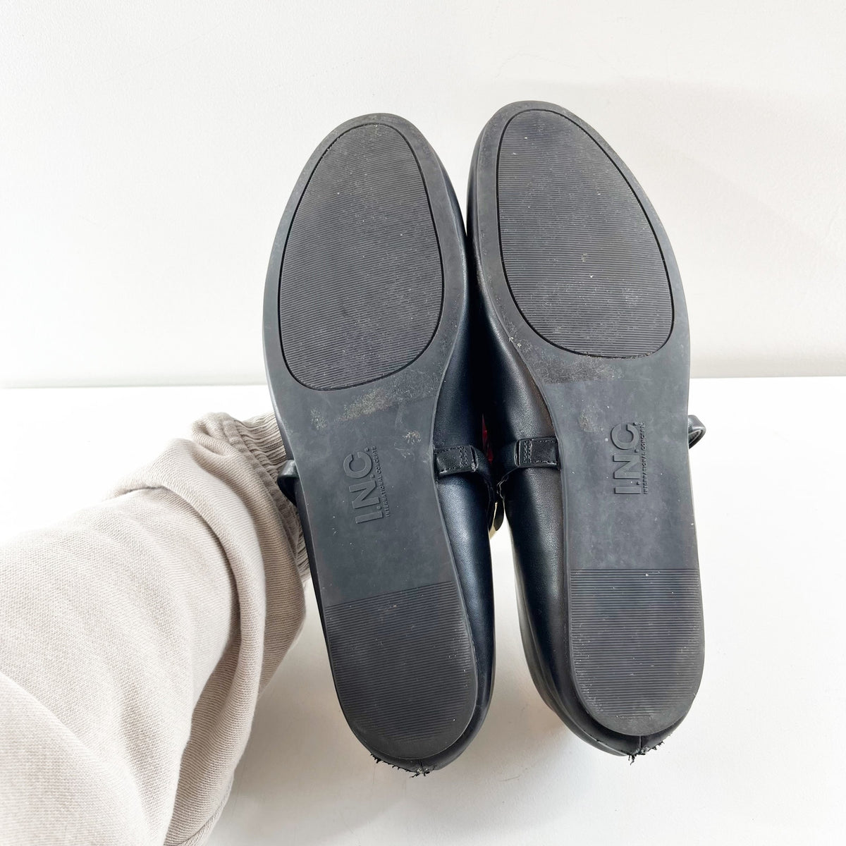 INC Rahmi Mary Jane Ballet Flats Black 10