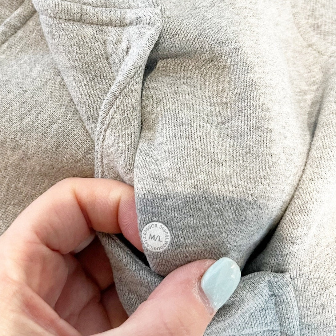 Lululemon Scuba Oversized Half-Zip Hoodie Heathered Core Medium Grey M / L