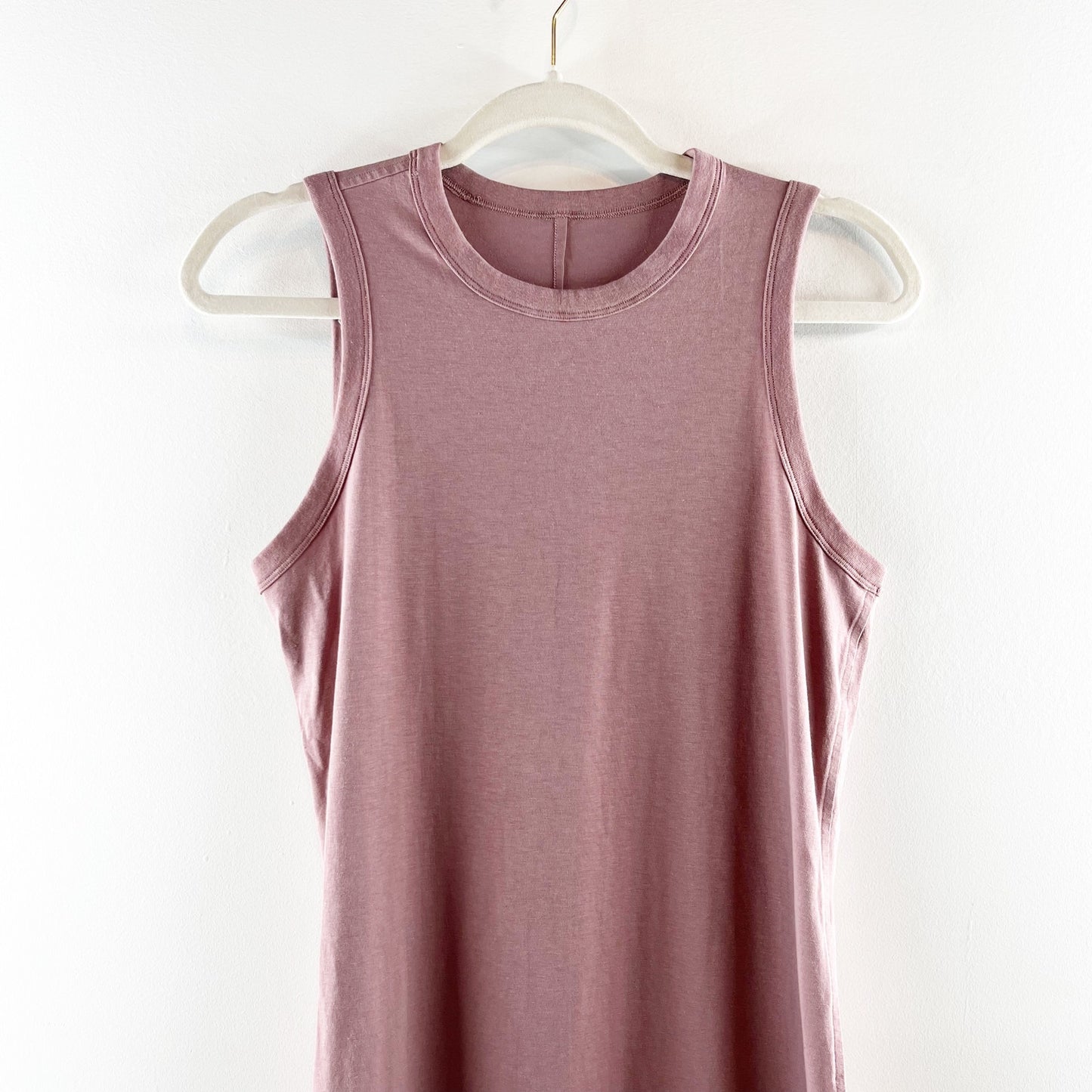 Lululemon Classic-Fit Cotton-Blend Dress Twilight Rose Pink Small