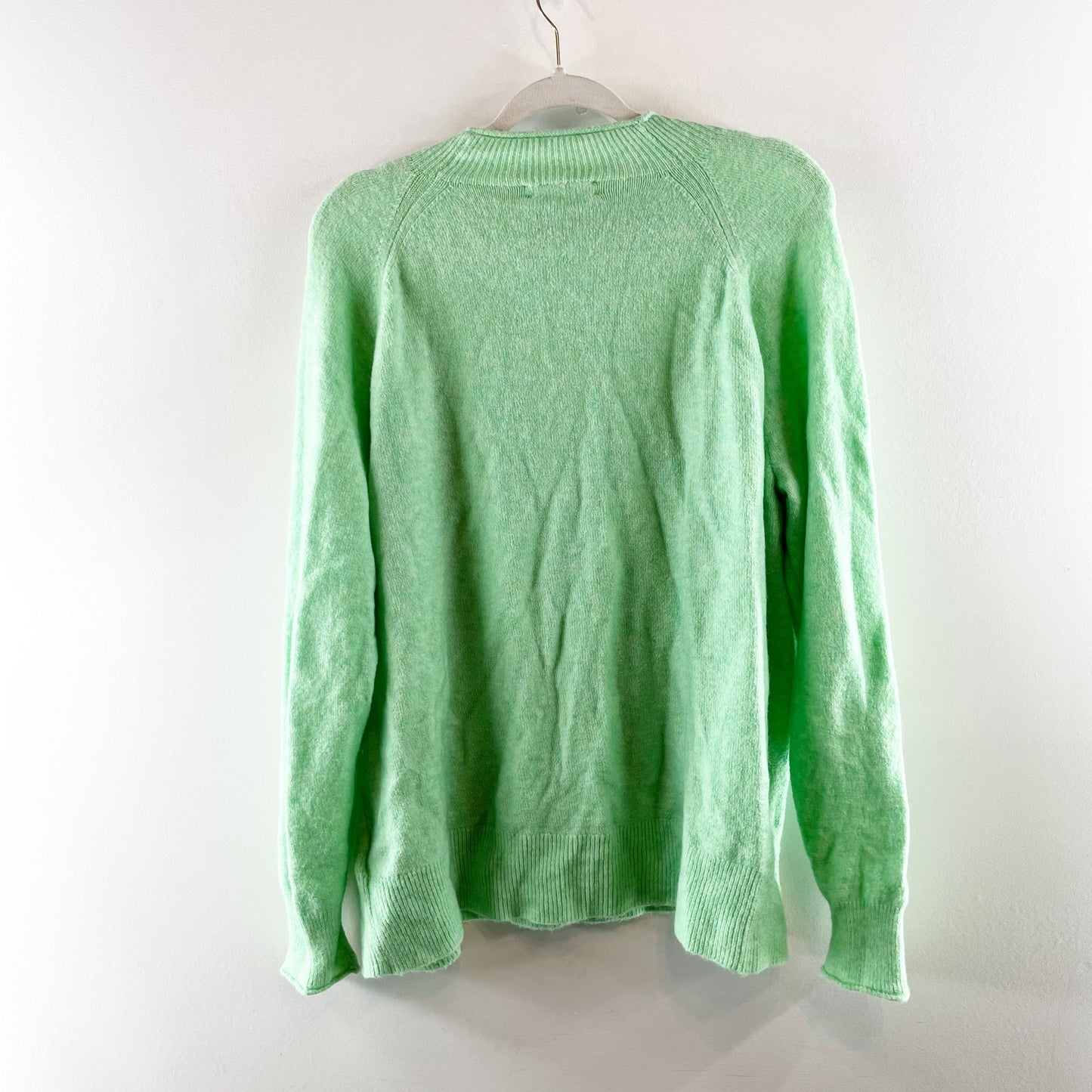 J. Crew Rollneck Long Sleeve Wool Blend Sweater Green XXL