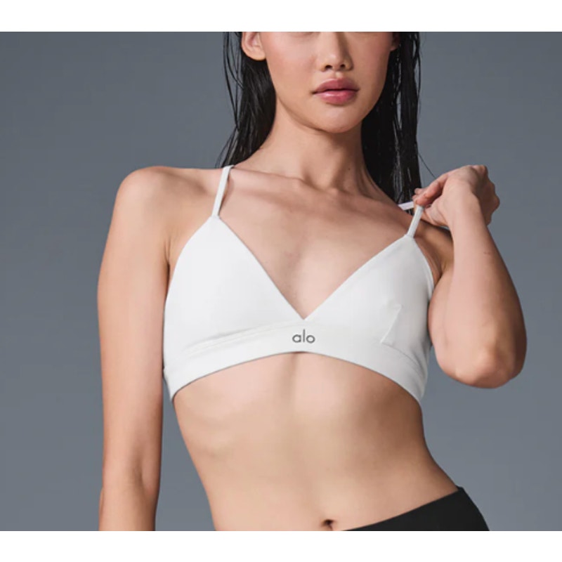 Alo Splendor Bra White Small