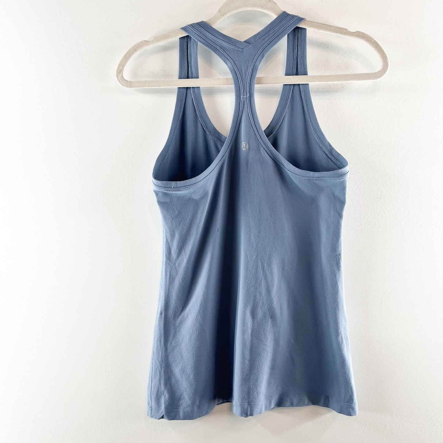 Lululemon Cool Racerback Fitted Slim Tank Top Blue XS