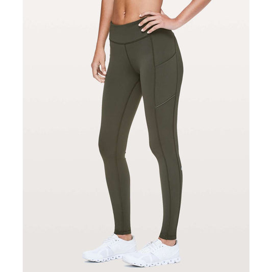 Lululemon Speed Up Tight Full-On Luxtreme 28" Dark Olive Green 4