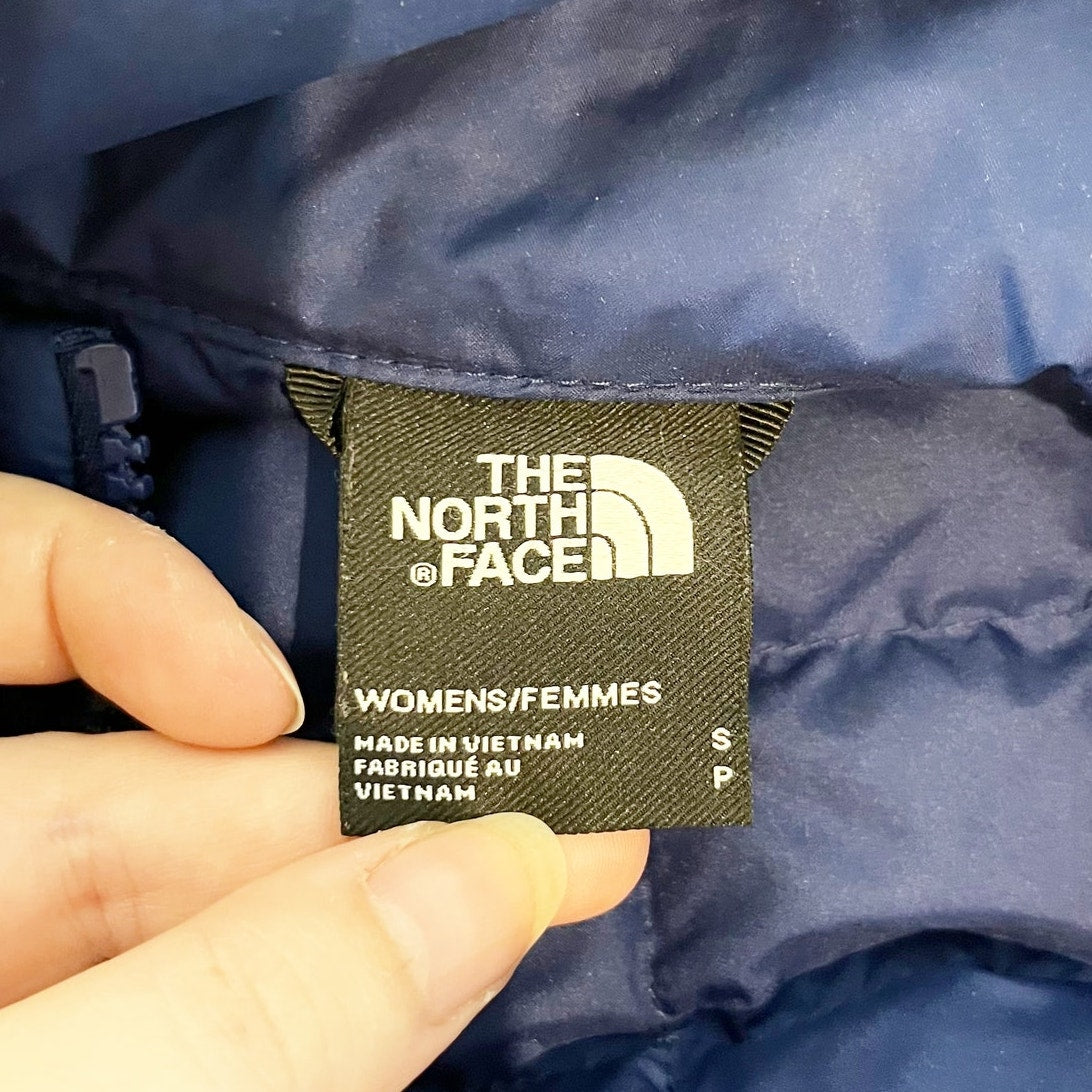 The North Face Thermoball Eco Snow Full Zip Quilted Triclimate Jacket Blue Small