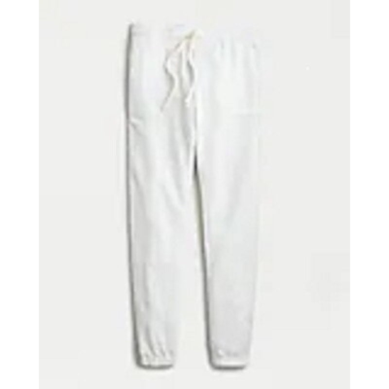 J. Crew Vintage Terry Fleece Jogger Sweatpants Cotton White Small