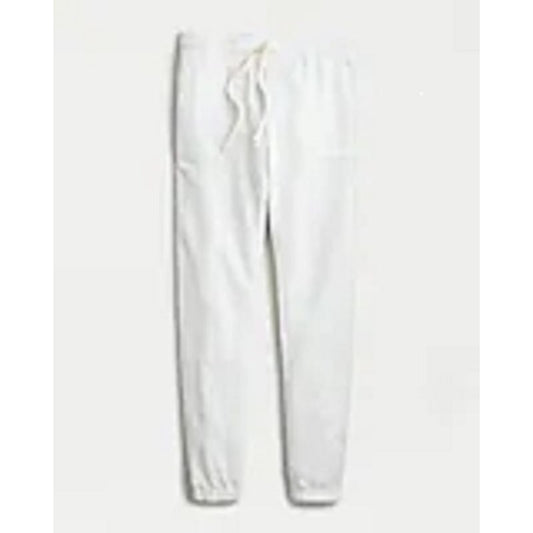 J. Crew Vintage Terry Fleece Jogger Sweatpants Cotton White Small