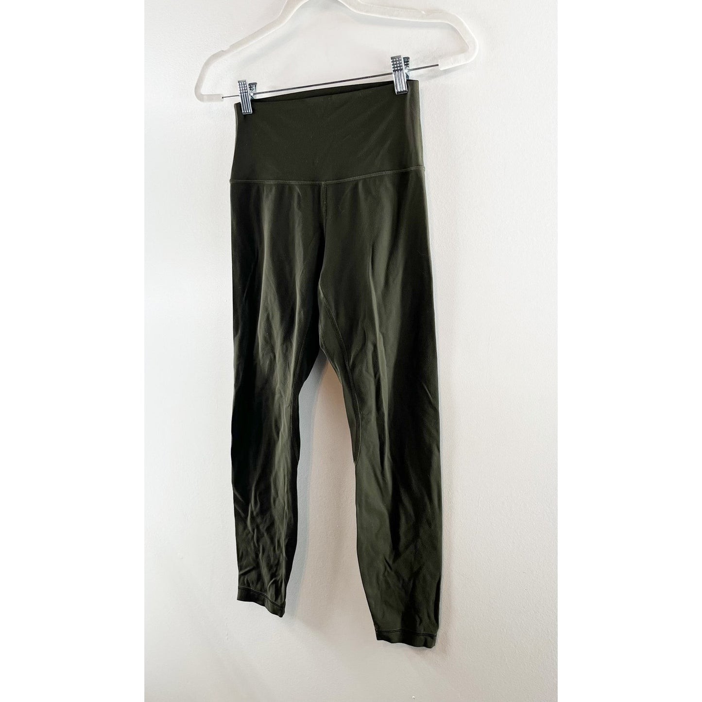 Lululemon Align Pull On High Waisted Yoga Leggings Pants II Fatigue Green 6