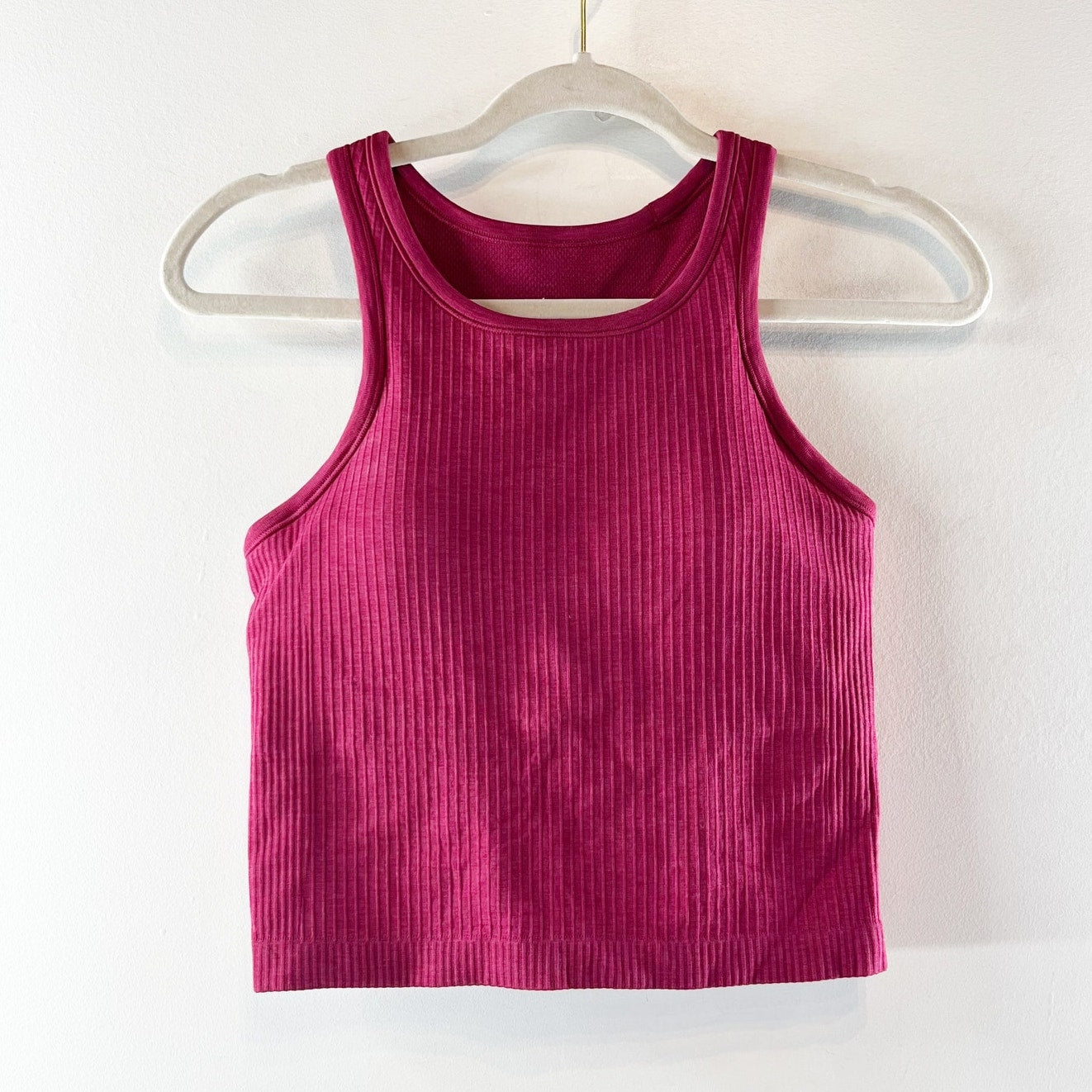 Lululemon Ebb to Street Cropped Racerback Tank Top Deep Luxe Purple 6