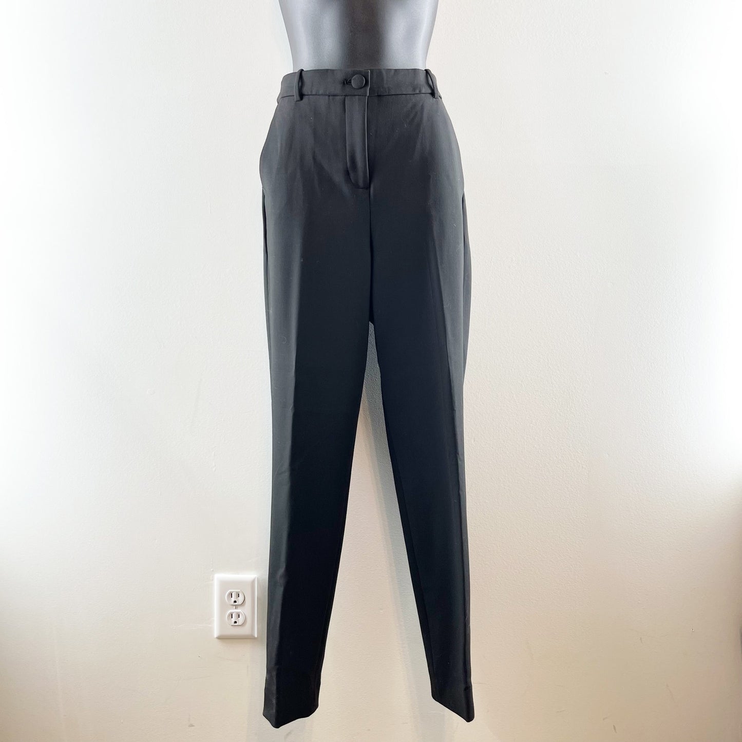 J. Crew Regent Blazer & High-Rise Cameron Pants Suit Set Black 10 Tall