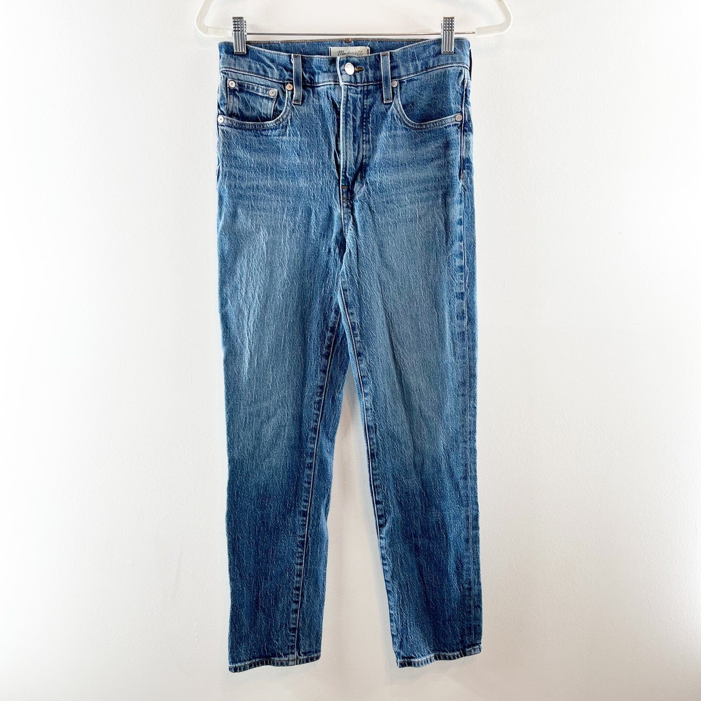 Madewell The Perfect Vintage Jean High Rise Tapered Drayton Wash Blue 27 / 4