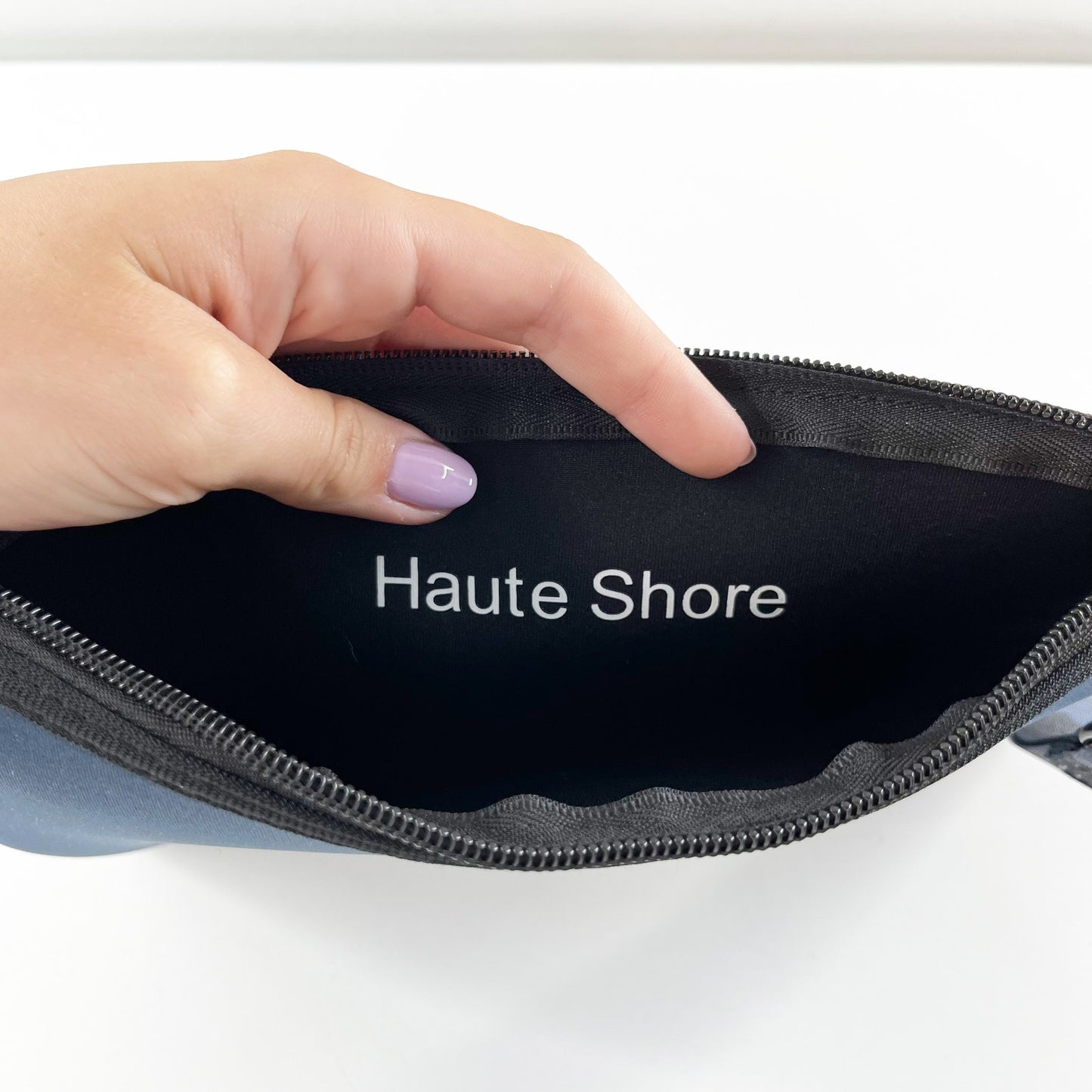 Haute Shore Beth Clutch Neoprene Wristlet Wallet Blue