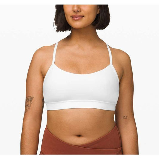 Lululemon Flow Y Bra Nulu Light Support, A–C Cups White 6