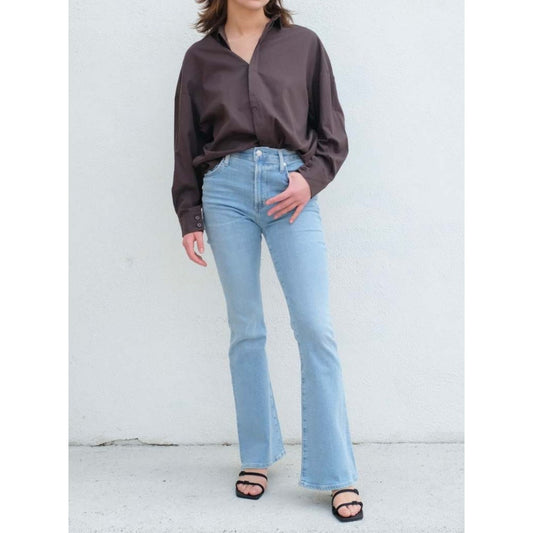 Citizens of Humanity Lilah High Rise Bootcut Jeans Light Wash Blue 27