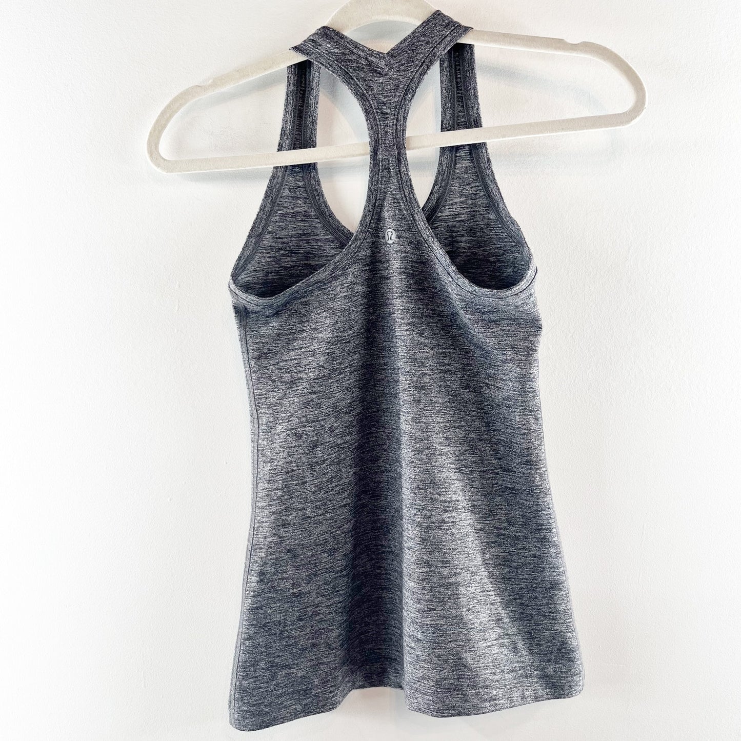 Lululemon Cool Sleeveless Scoop Neck Racerback Tank Top Heathered Deep Coal