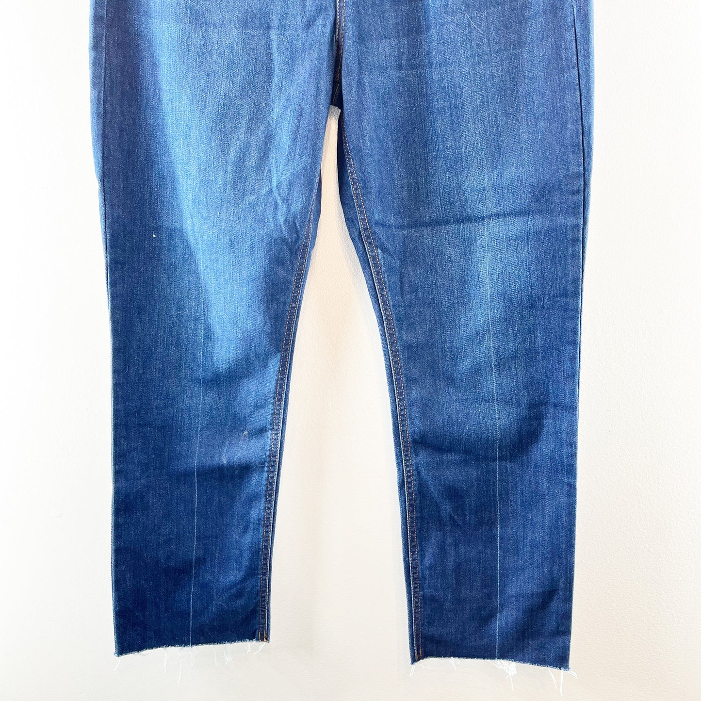 Old Navy The Power Jean Perfect Straight Ankle Dark Wash Blue 12