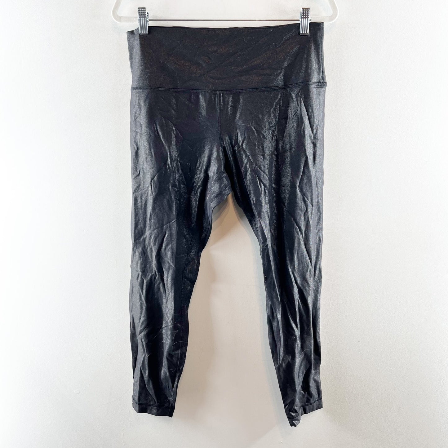 Lululemon Align High-Rise Pant Leggings 25" Shine Radiate Foil Print Black 14