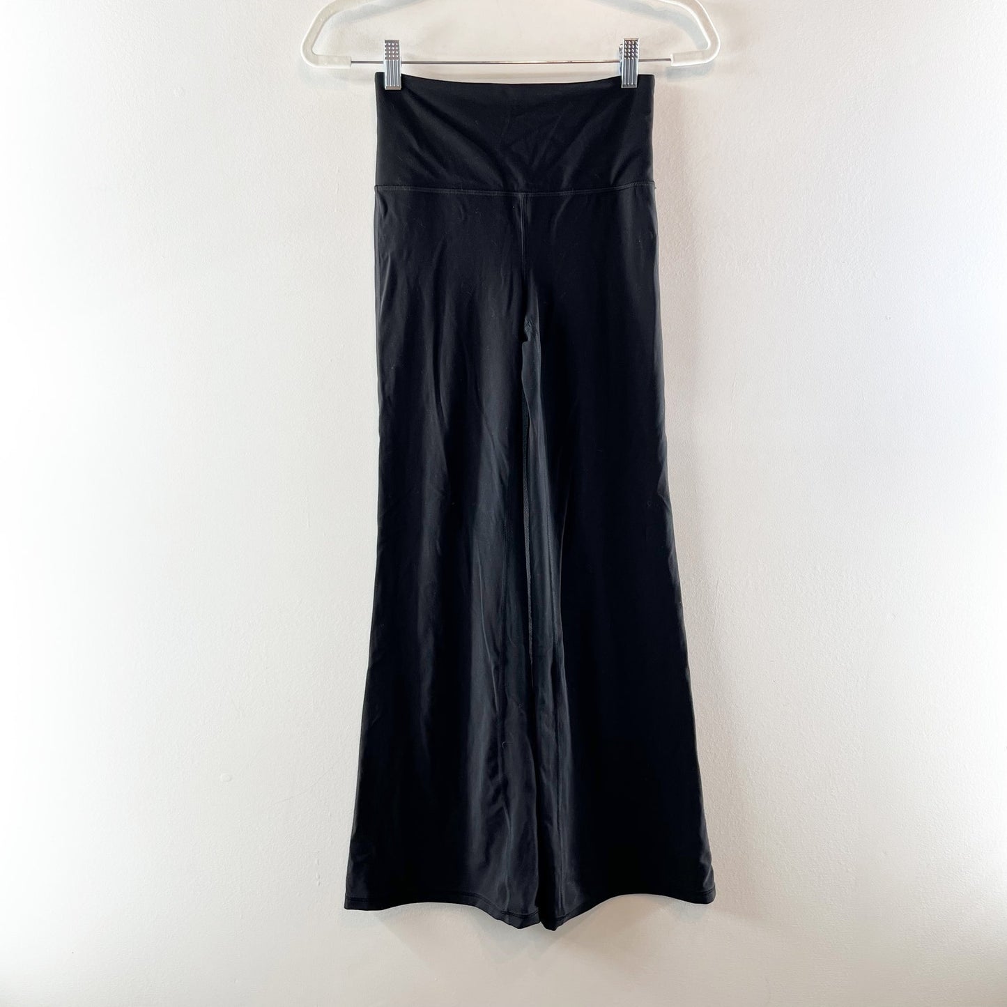 Athleta Elation Pull On Ultra High Waisted Flare Leggings Pants Black XS
