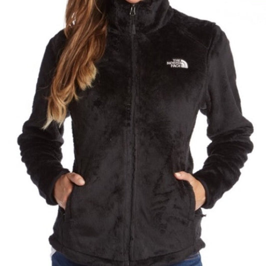 The North Face Osito Full Zip Fleece Fuzzy Jacket Black Large