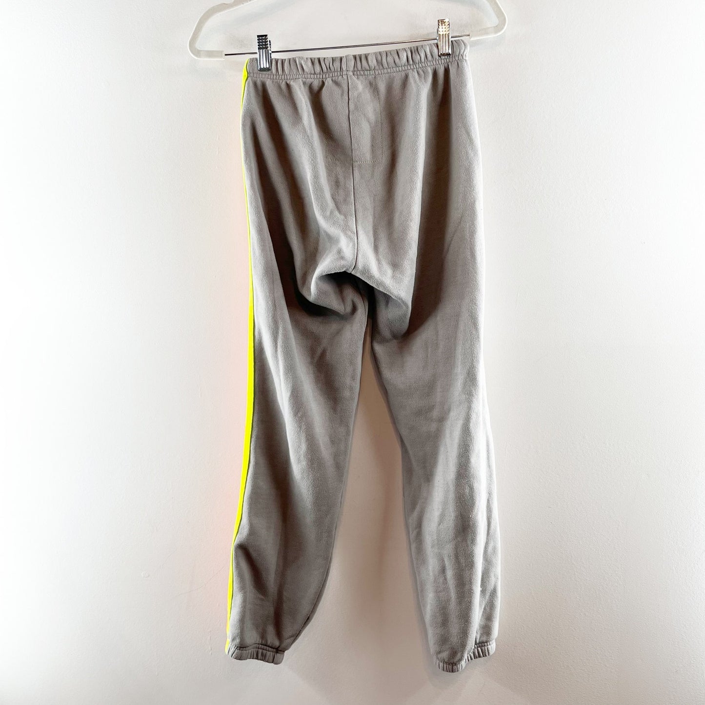 Aviator Nation 5 Stripe Jogger Sweatpants Gray Small