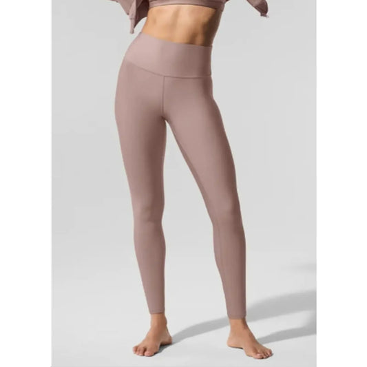 Alo 7/8 High-Waist Airlift Leggings Taupe Tan Small