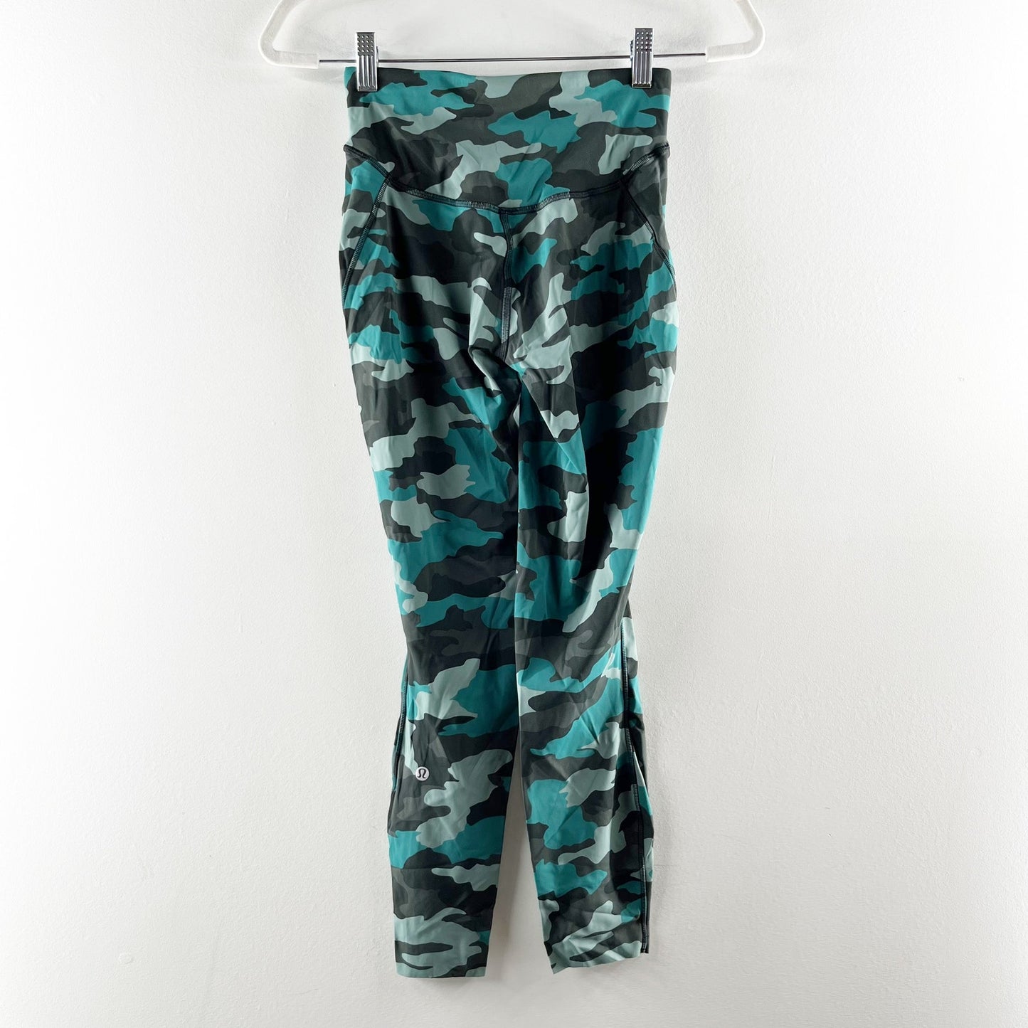 Lululemon Base Pace Tight 25" Heritage 365 Camo Tidewater Teal Multi Green 4