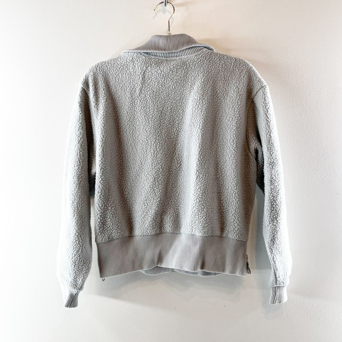 Varley Roselle Half Zip Fleece Pullover Sweatshirt Gray XS