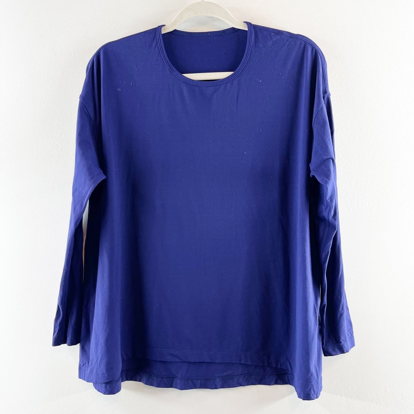 Lululemon Long Sleeve Crewneck Top Shirt Blue Large
