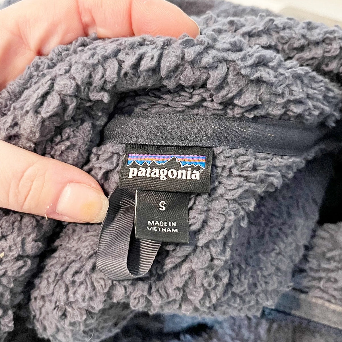 Patagonia Los Gatos Long Sleeve 1/4-Zip Fleece Pullover Sweater Gray Small