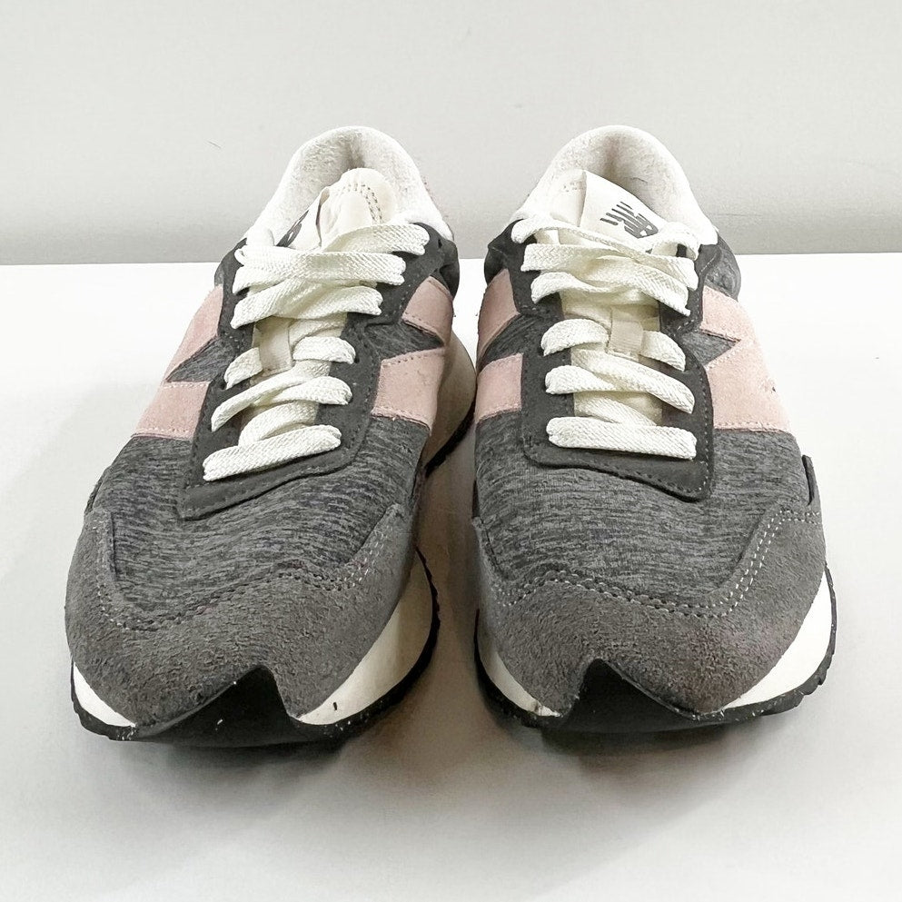New Balance 237 Casual Lace Up Shoes Sneakers Gray Pink 7.5