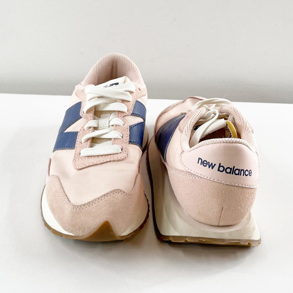 New Balance 237 V1 Lace Up Sneakers Shoes Pink Blue 7.5