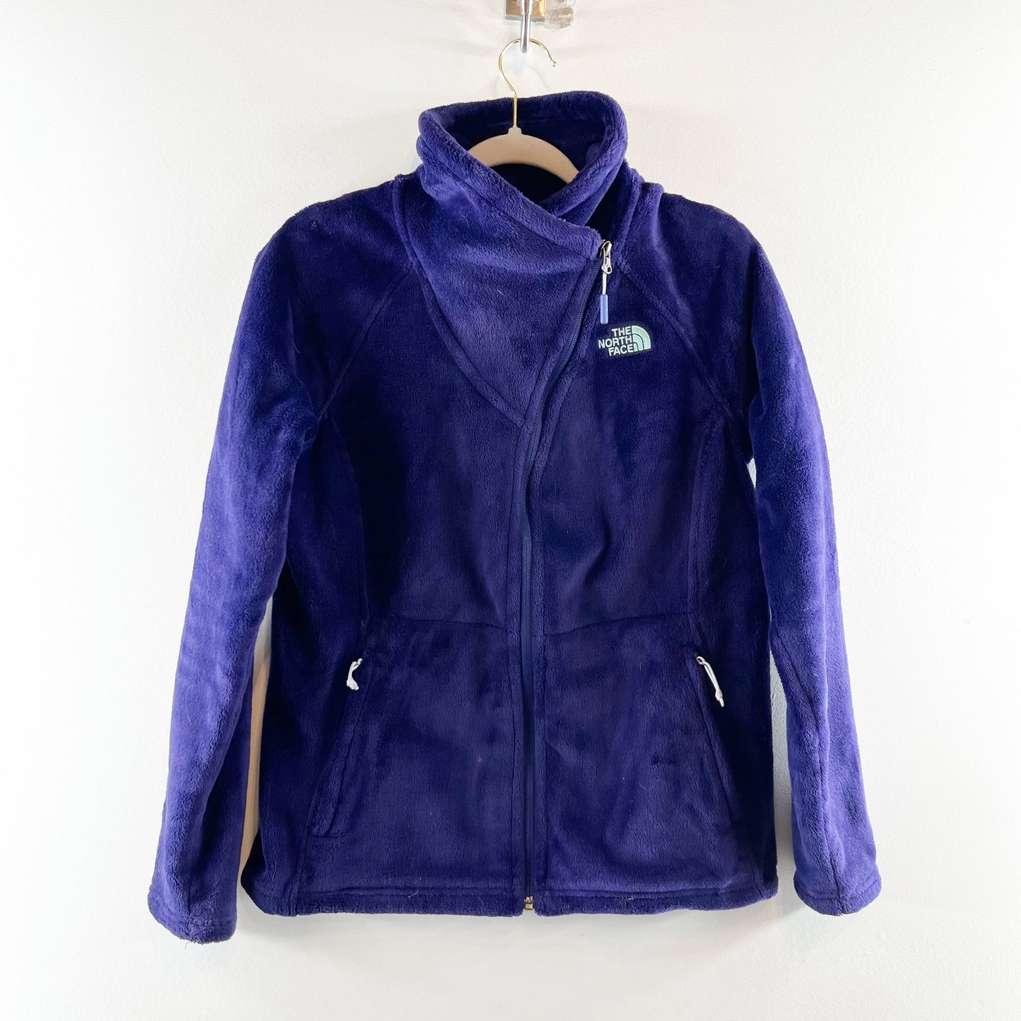 The North Face Osito Full Zip Fleece Jacket Purple Medium