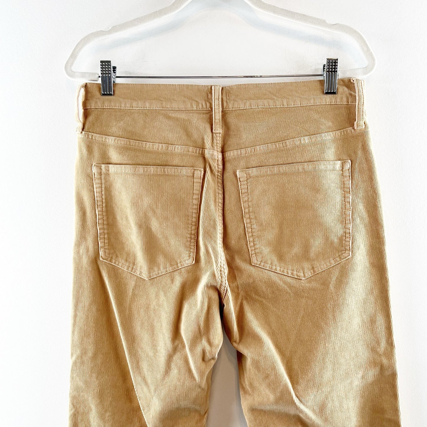 J. Crew Slim Demi Boot Cut Pants Corduroy Tan Khaki 30 / 10