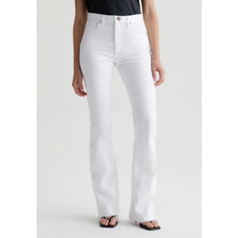 Adriano Goldschmeid Alexxis High Waisted Vintage Fit Bootcut Jeans White 26
