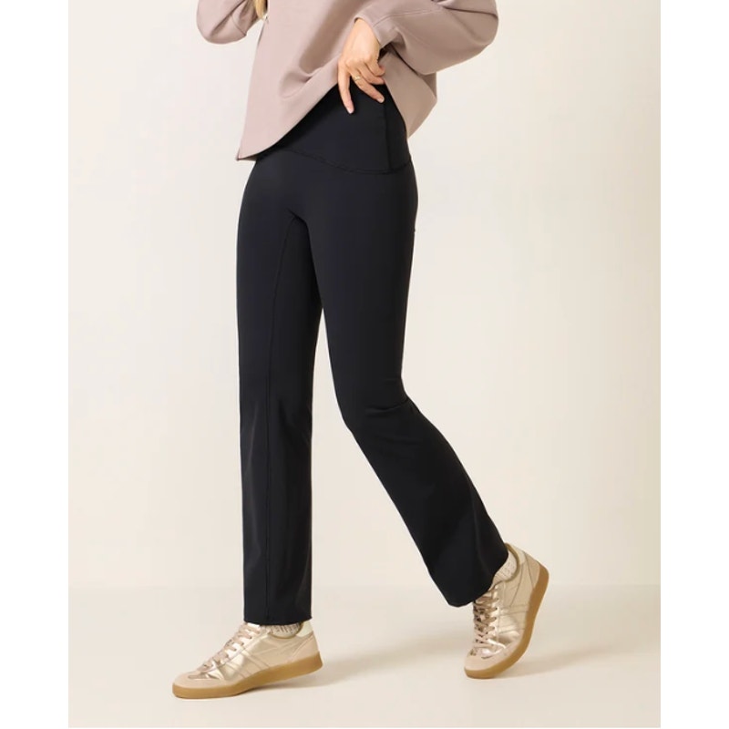 Spanx Booty Boost High Rise Flare Pants Leggings Black Medium