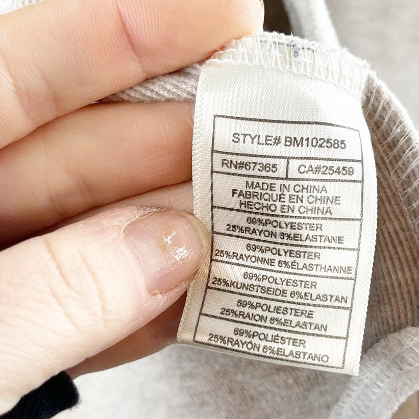 BB Dakota by Steve Madden Daily Grind Long Sleeve Shacket Jacket Oat Tan XS