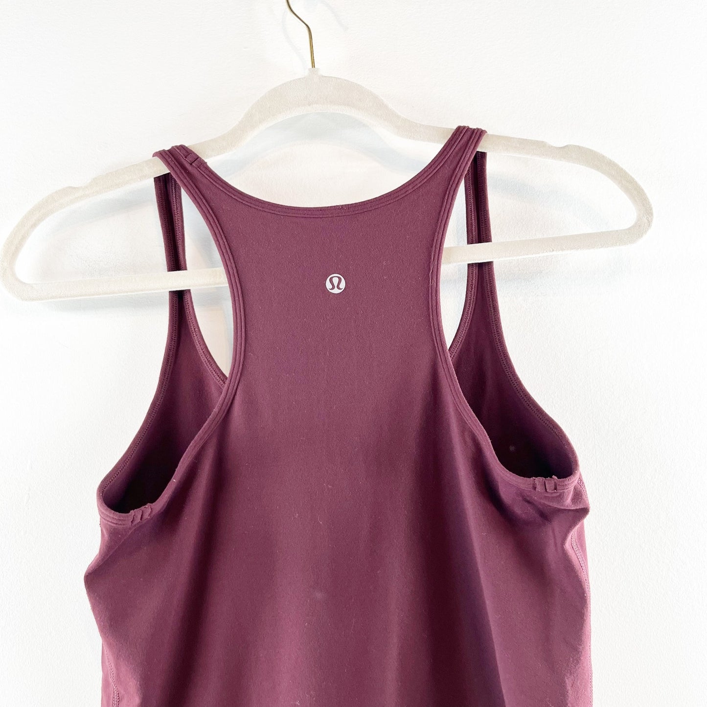 Lululemon Cool Racerback Tank Top Burgundy Maroon Small