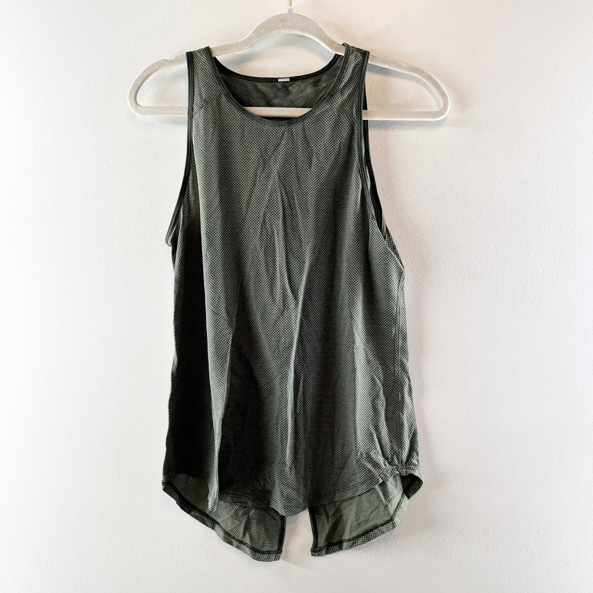 Lululemon Athletica Open Up Tank Top Heathered Camo Green Small