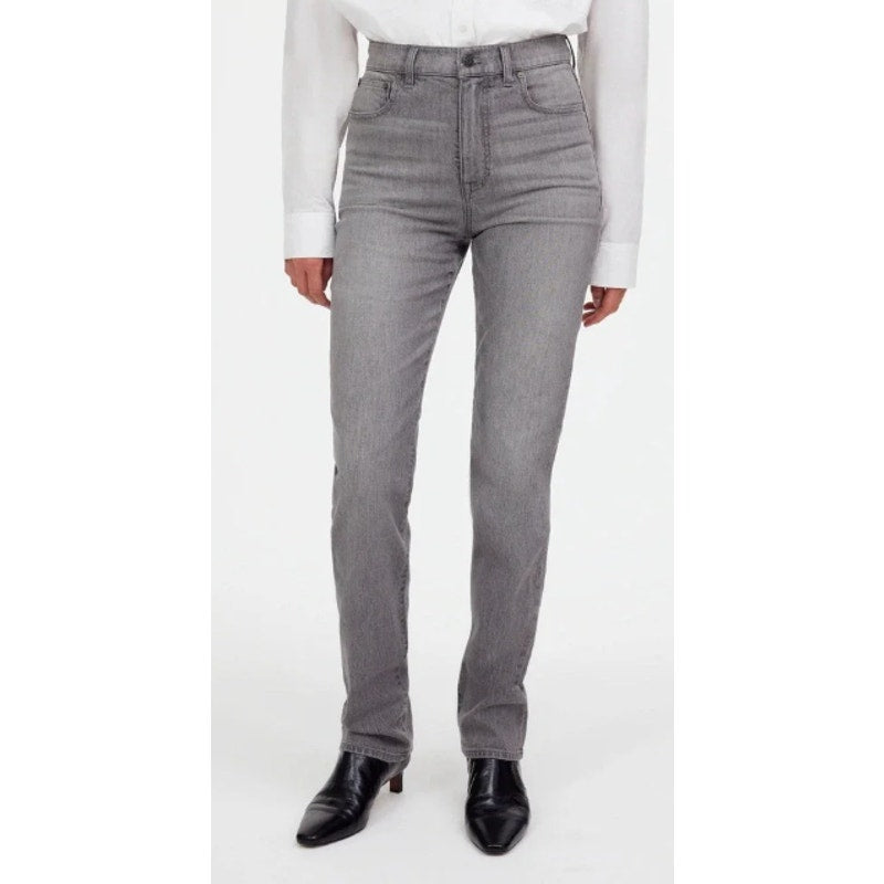Madewell The 90s Straight Leg High Rise Jeans Gray 32 / 14