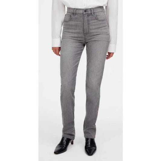 Madewell The 90s Straight Leg High Rise Jeans Gray 32 / 14