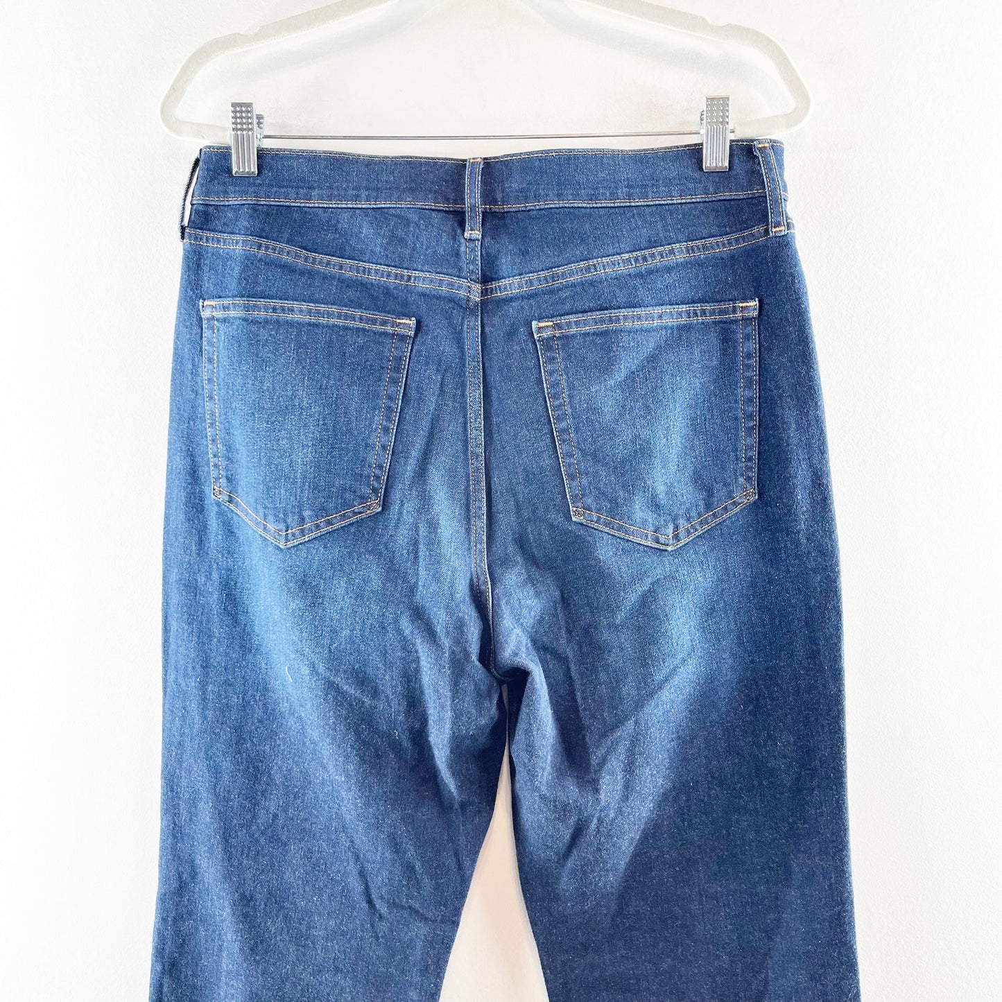 GAP High Rise 70s Flare Leg Jeans Dark Wash Blue 32 / 14