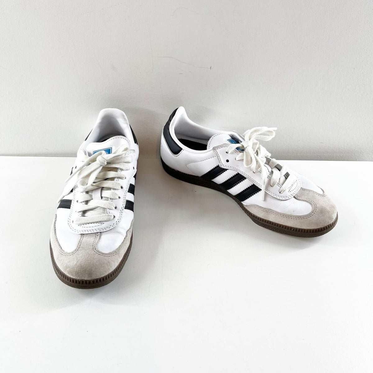 Adidas Samba OG Low Top Sneakers White Black 7.5