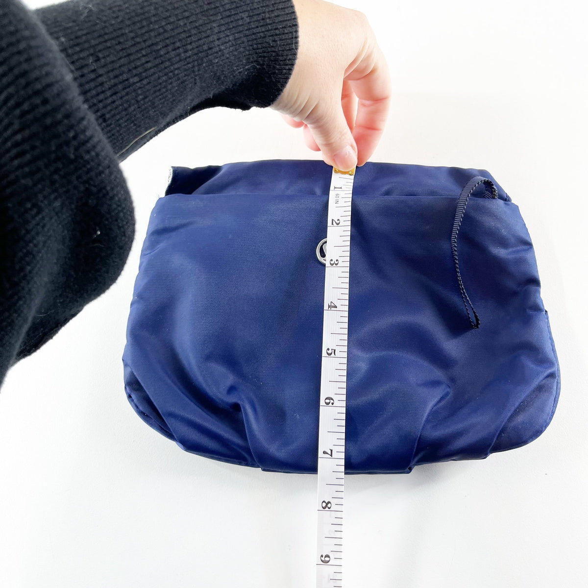 Lululemon Blue Nylon Small Pouch Wallet Zip Pocket