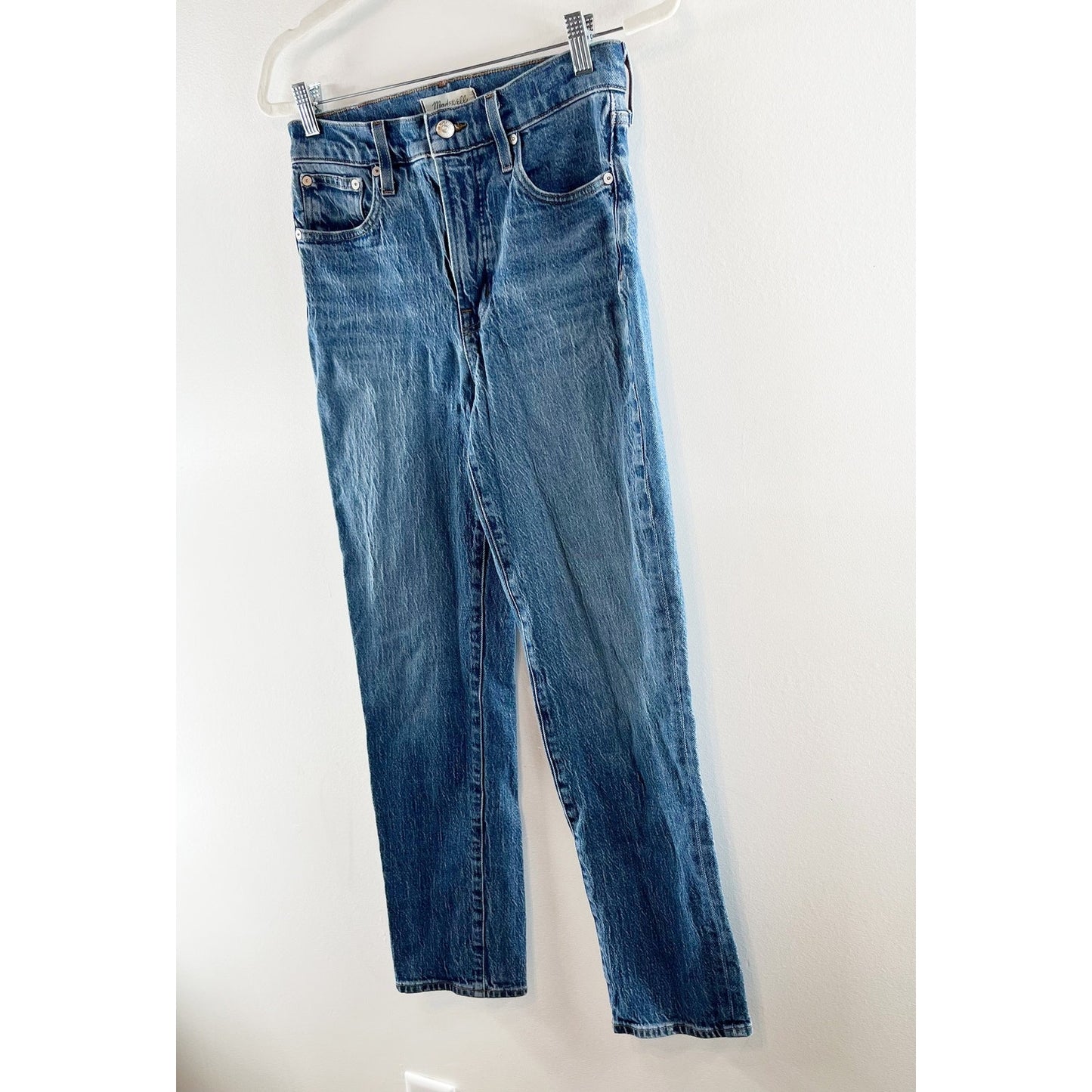 Madewell The Perfect Vintage Jean High Rise Tapered Drayton Wash Blue 27 / 4