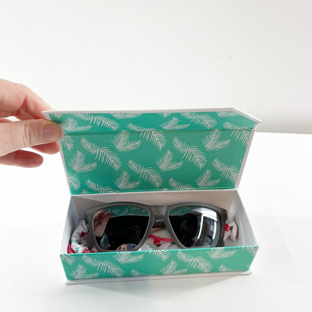 Goodr 'Going to Valhalla' Chrome Reflective Sunglasses Gray Unisex