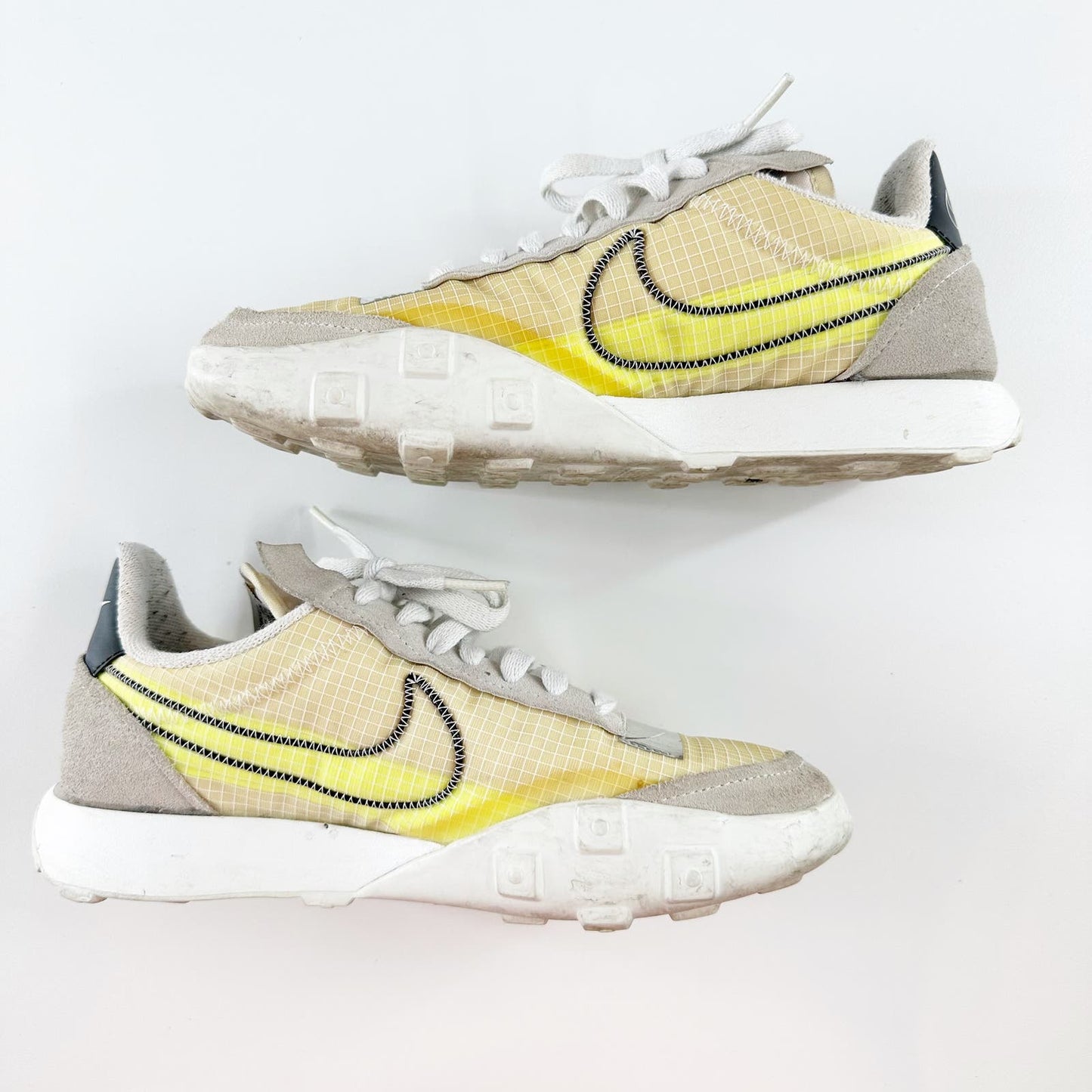 Nike Waffle Racer 2X Summit White Volt Yellow Sneakers White 7