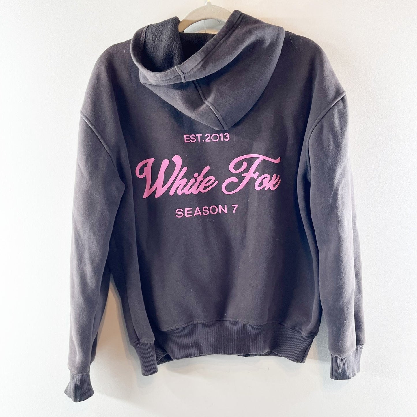 White Fox Season 7 Oversized Hoodie Sweatshirt Monument Dark Gray XS / S